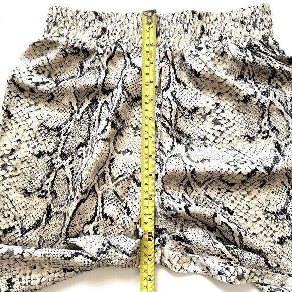 Reformation Women’s Samson 100% Silk Snakeskin Print High Waist Pants - Picture 6 of 12